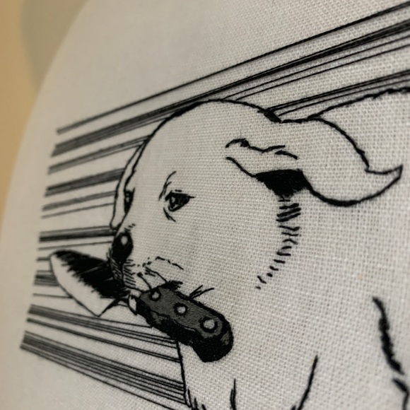 Doggo with knife embroidery - Picture 3 of 5